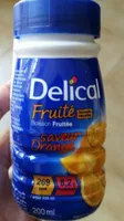Delical Boisson Fruitée (mélange Glucido-protidique) Orange
