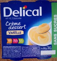 Crème dessert saveur vanille