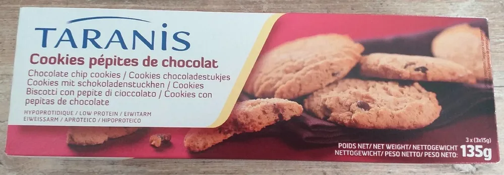 Cookies pépites de chocolat