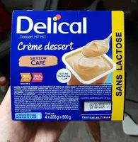 Crème dessert saveur café