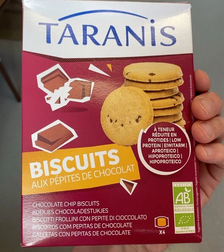Biscuits aux pépites de chocolat
