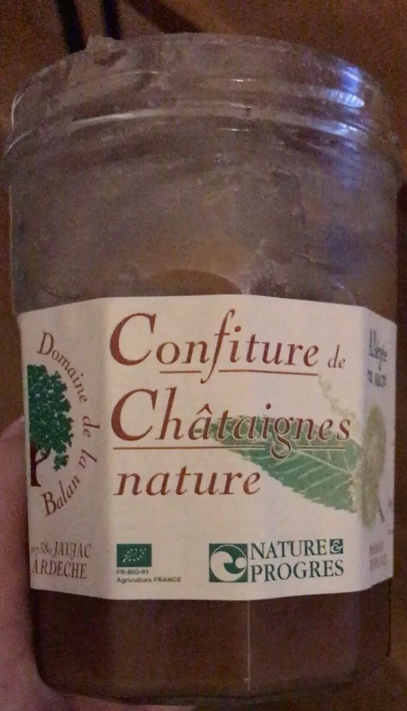 Confiture de chataignes nature