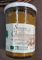 Soupe de châtaignes au potimarron