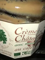 Creme de marron avec morceaux et cafe