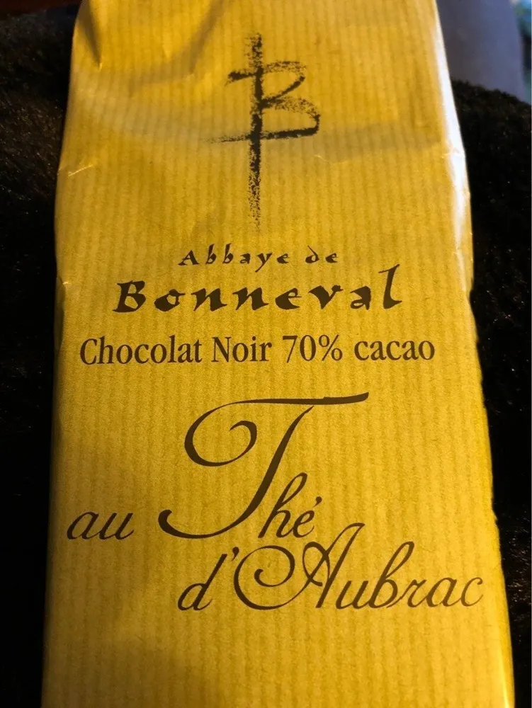 Chocolat noir au thé d'Aubrac