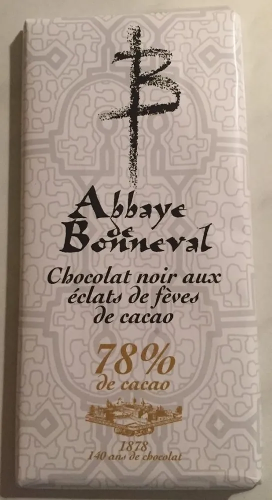 Chocolat noir au eclat de feves de cacao