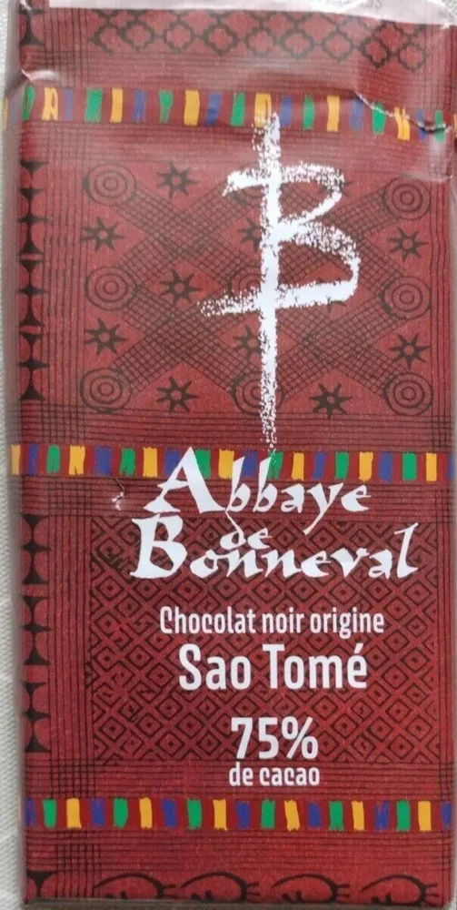 Chocolat noir origine Sao Tomé 75% de cacao