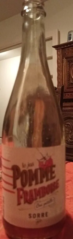 Jus pomme framboise