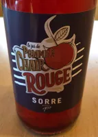 Jus de pomme a chair rouge