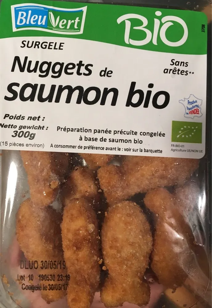Nuggets saumon bio