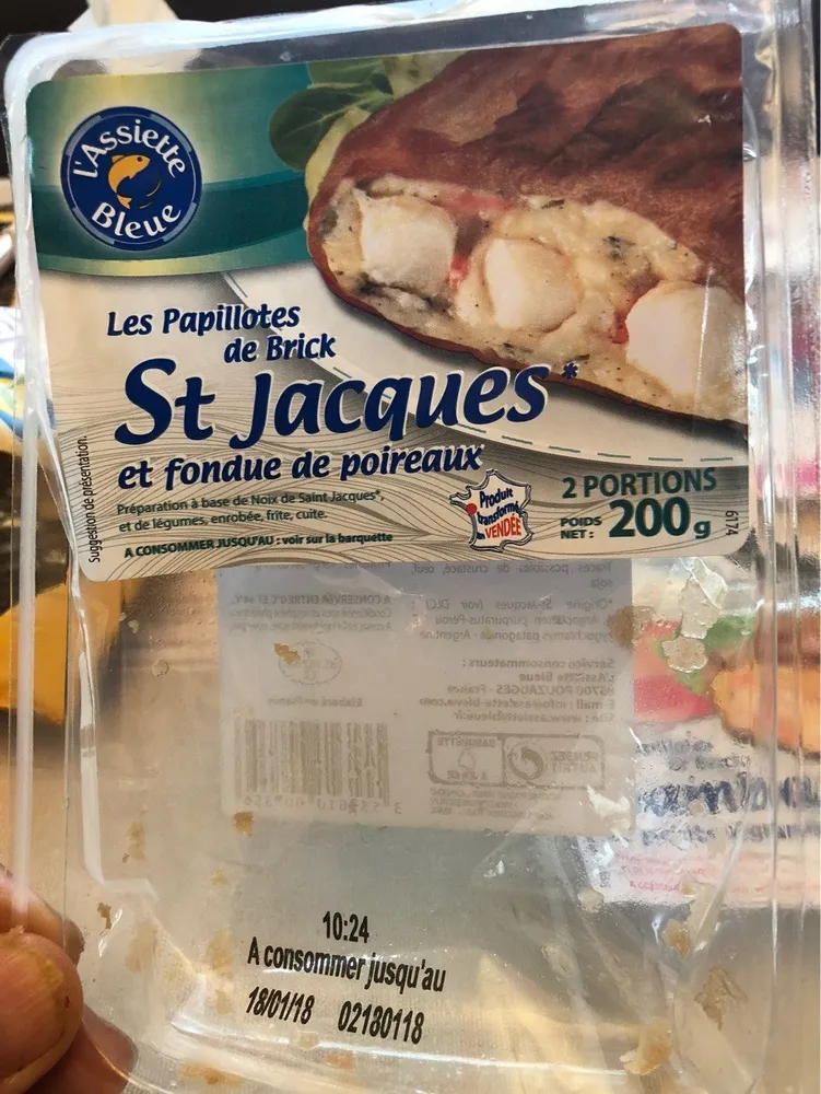 Papillotes de Brick Gambad petits legumes curry