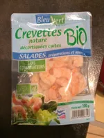 Crevette Bio nature décortiquées cuites