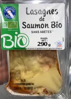 Lasagnes de saumon Bio