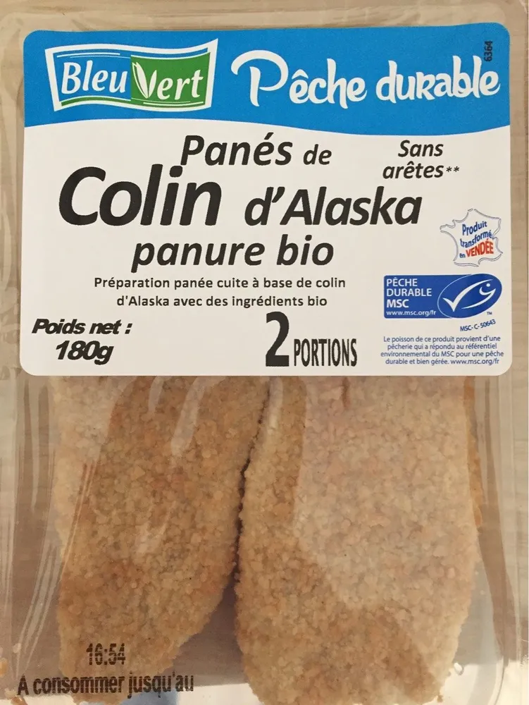 Panés de colin d’alaska