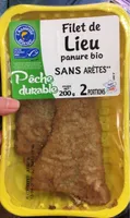 Filet de lieu panure bio