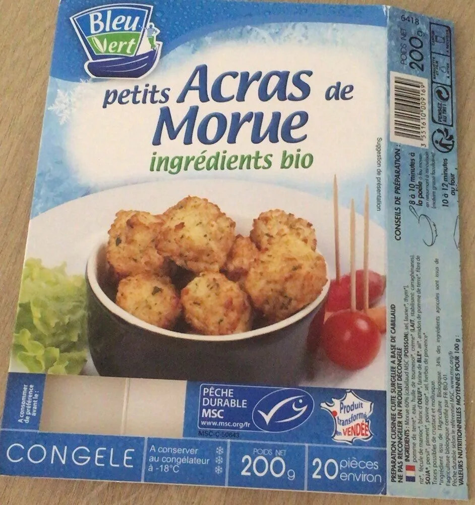 Petits acras de morue