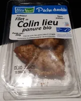 Filet de colin lieu panure bio