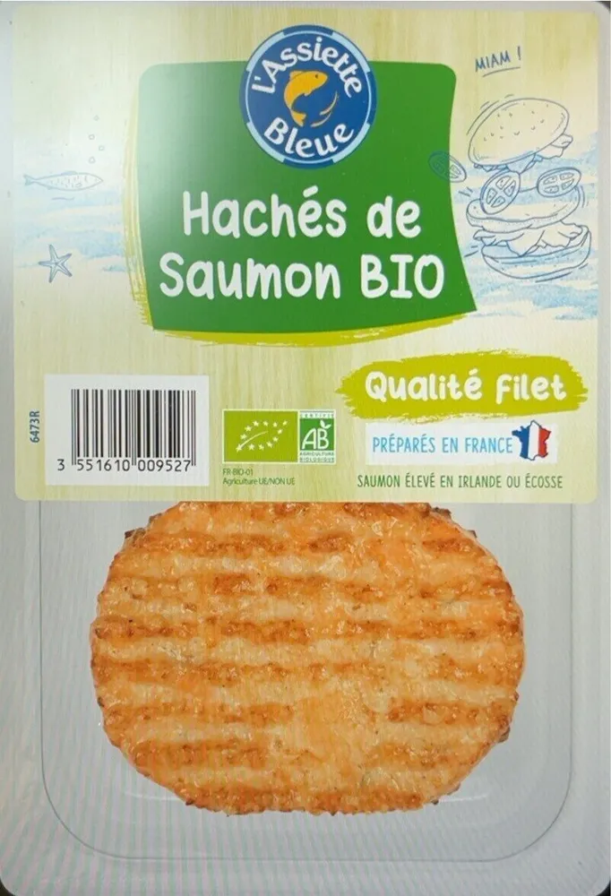 Hachés de saumon thym et oignon