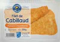 Filet de cabillaud pané