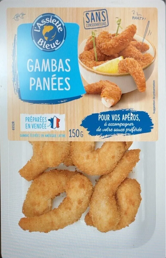Gambas panées
