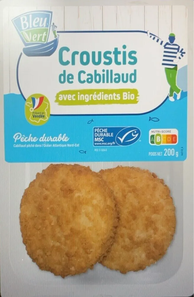 Croustis de cabillaud et pommes de terre