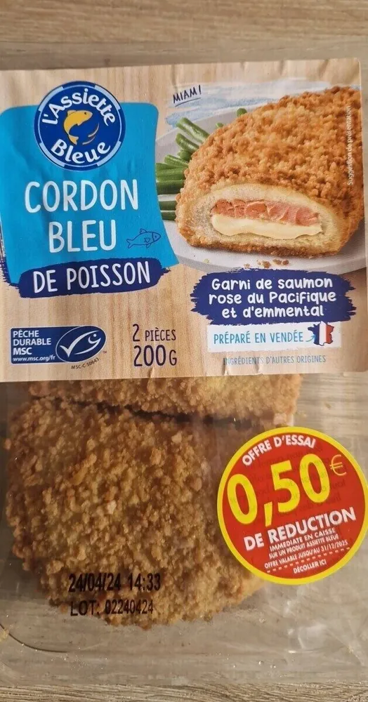 Cordon bleu de poisson