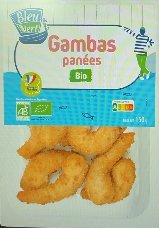 Gambas panées à croquer