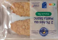 2 Panés au Merlu blanc