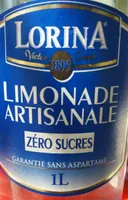 Limonade artinsanale zéro sucres