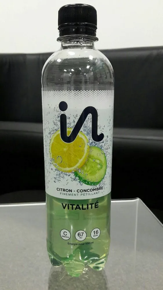 Boissons pétillante concombres citron 45cl