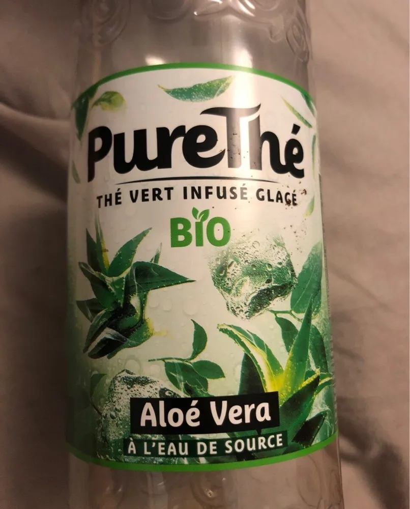 Thé vert infusé glacé aloé vera