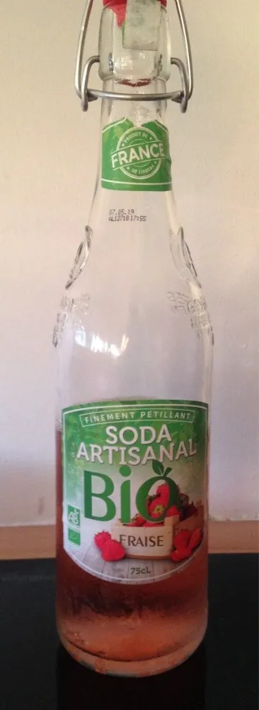 Soda Artisanal Bio à la Fraise