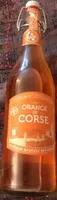 Boissons gazeuses saveur orange de corse