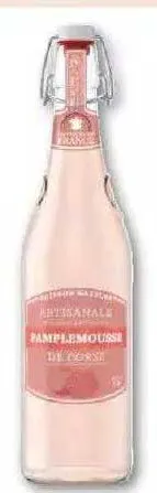 Boisson gazeuse saveur : Pamplemousse de corse