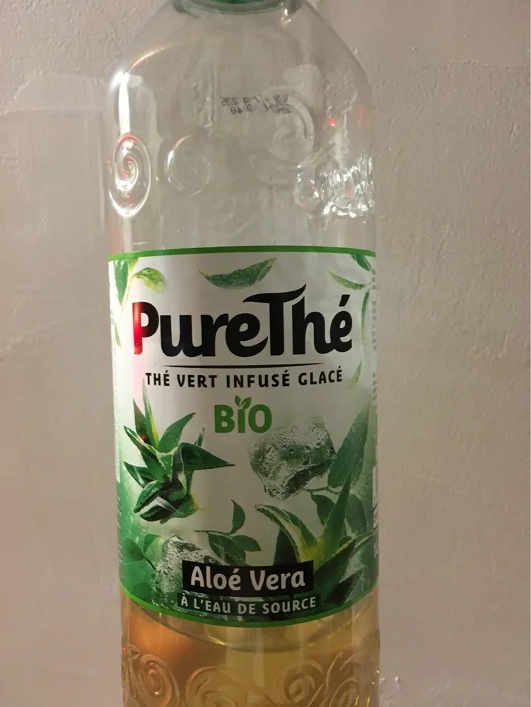 Thé vert infusé glacé