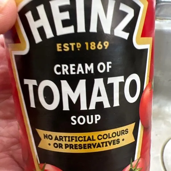 Cream of tomato soup