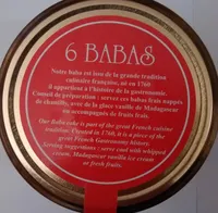 6 Babas au Rhum