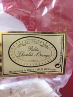 MIni palets perlés de chocolat rt d'ecorcesd'oranges