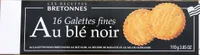 Galettes fines au blé noir
