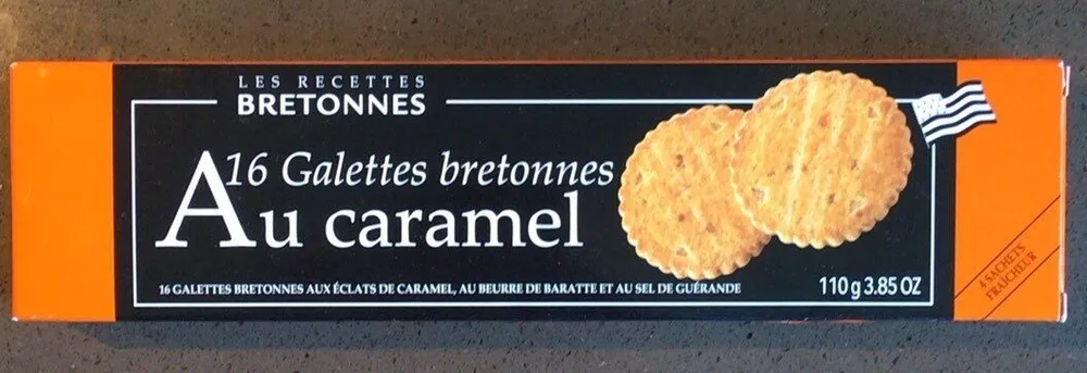 16 Galettes bretonnes Au caramel