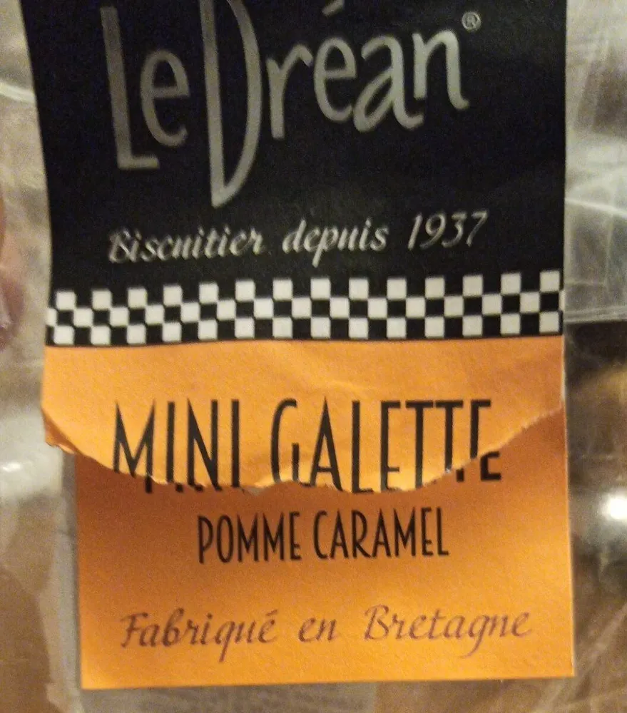 Mini galette Fine pomme  caramel