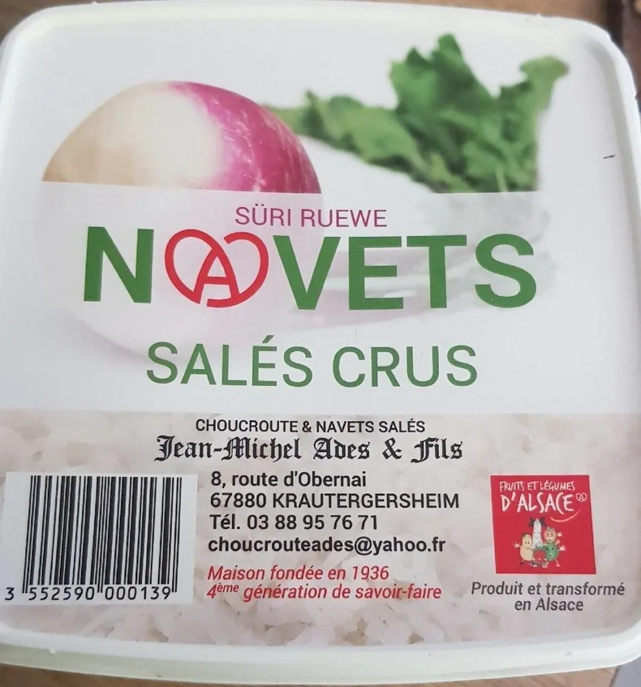 Navets salés d alsace