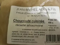 Choucroute cuisinée