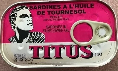Sardines à l’huile de tournesol