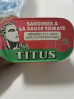 Titus Sardines Tomates 1 / 4 3X125G