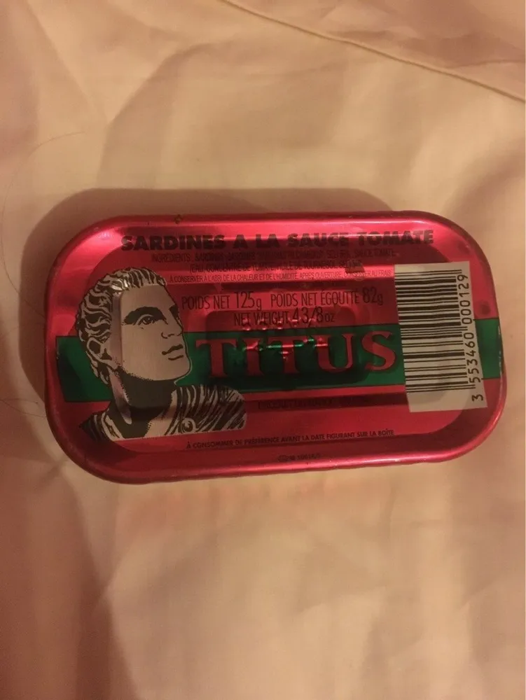 Sardines a la sauce tomate
