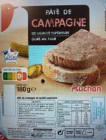 Pâte de campagne doré au four