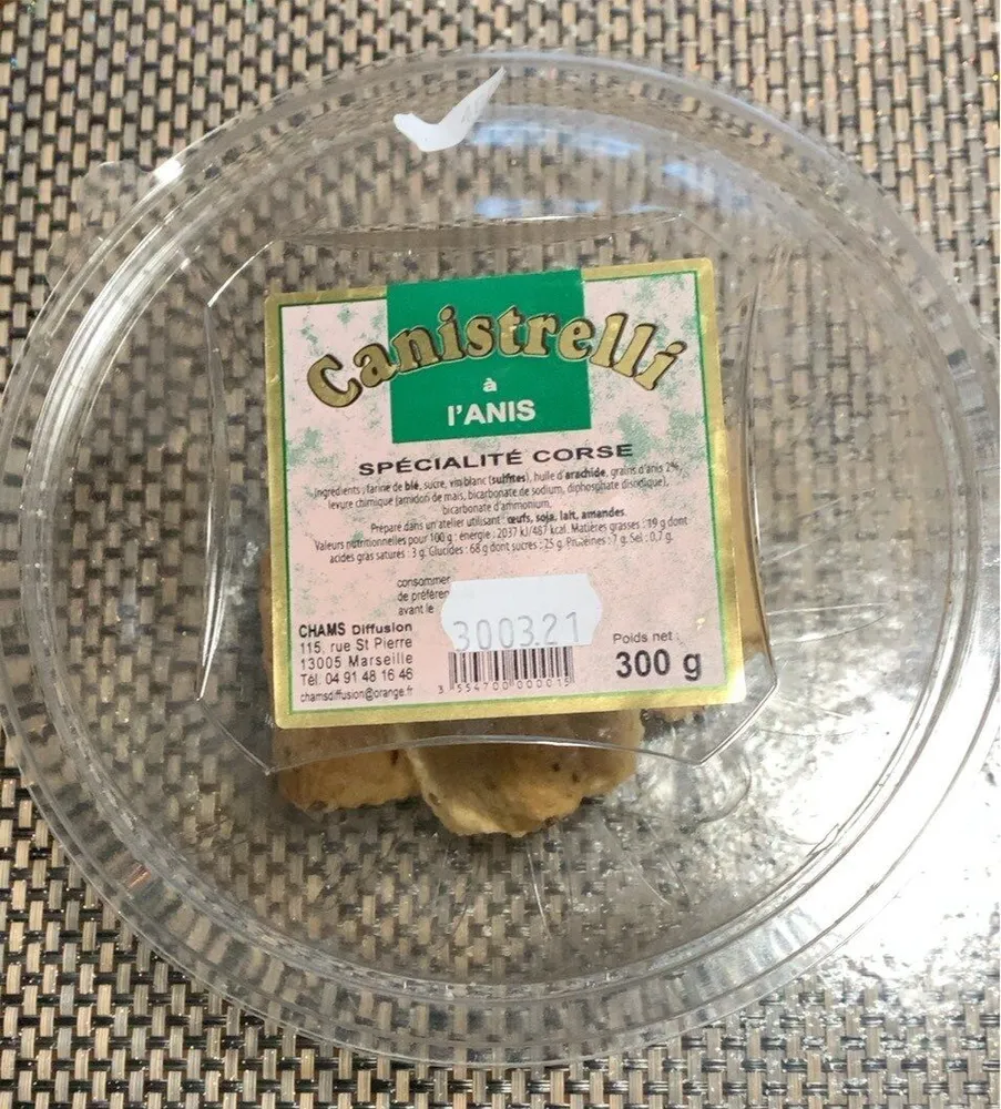 Canestrellis à l’anis