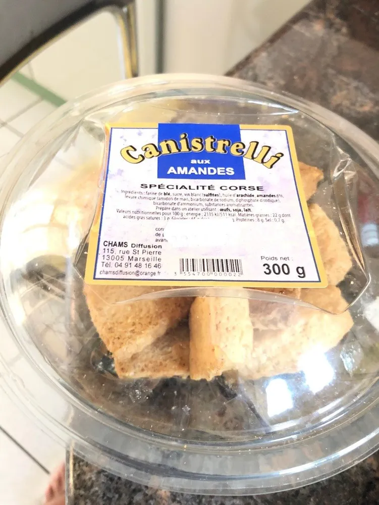 Canistrelli aux amandes