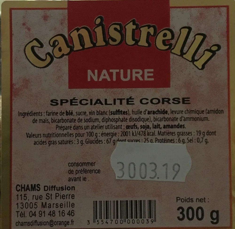 Canistrelli nature